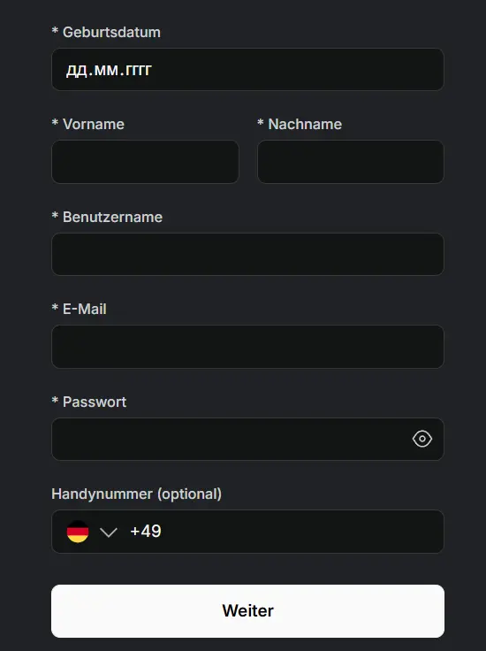 Tipico Casino registrieren