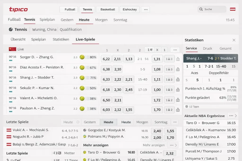 Tipico Livescore